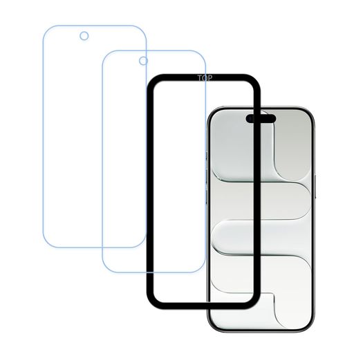 HKKAIS ブルーライトカット 目の疲れ軽減 93% iPhone Air 用の ガラスフィルム 日本製硝子採用 強化…