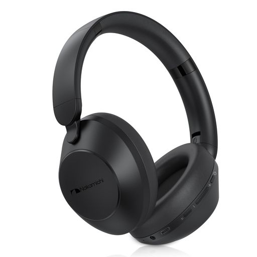 NakamichiヘッドホンBluetooth5.3ANCノイズキャンセリングマイク内蔵ワイヤレスヘッドホン50時間連続再生マルチポイント有線無線両用低..