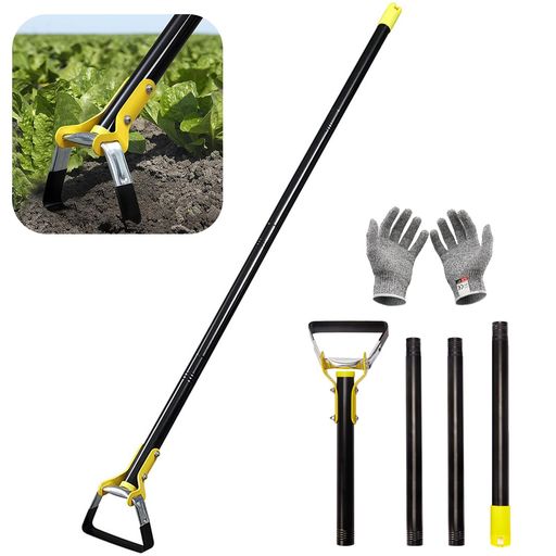 【製品情報】xinxin-home草取り道具にはA、B、Cの3タイプをご用意しております。どのタイプも長いハンドル付き、腰や膝への負担を大幅に軽減し、手間のかかる雑草処理を一気に効率よく解決してくれます。「雑草は根から抜かないとすぐ生えてきて...」「しゃがんで雑草を抜くと、腰が痛くてたまらない...」「芝縁の除草を手作業でするのが本当に大変...」「長時間作業して腕が脱力しちゃう...」 こうした悩みを一掃! 【高品質素材】鋭利な刃は長時間切れ味を維持し、操作時の滑らかな動きを実現。本体のロッドには厚手のステンレスを採用し、耐久性に優れると同時に錆びにくい特性を備えています。さらに軽量設計が特徴で、高齢者の方でも容易に扱うことができ、作業時間と体力を大幅に節約できます。 【自在な高さ調節】回すだけで棒を簡単に取り付けられ、身長の異なる使用者や、多様なガーデニングシーンに柔軟に対応。日常の使用習慣に合わせて最適な高さを設定でき、長時間の作業でも疲れにくい使い心地を提供します。持ち運びも便利で、保管や移動時の負担を大幅に軽減します。