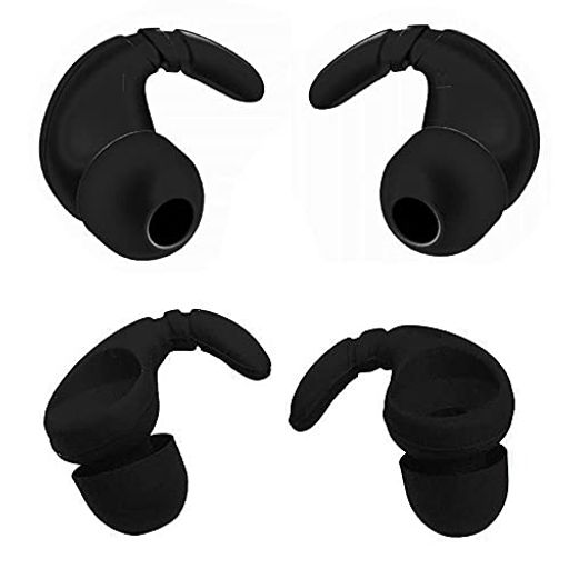 A-Focusカナル型イヤホン用イヤーフック付きイヤーピース内径ダイヤ3.5-4.5mm円形カナル型イヤホン対応..