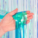 タッセルカーテンキラキラ【2枚セット】BRAVESHINE半透明キラキラカーテン100cm*200cm誕生日パーティー飾りカーテンbirthdaydecorations誕生日会女子会展示会部屋の装飾