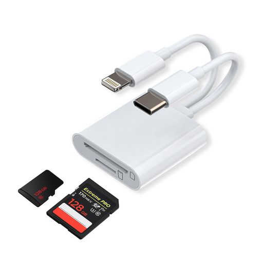 【2026年の品質厳選】sdカードリーダー2イン1typeclightning変換SD/TFカードに ...