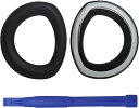 ADHIPER HD800 HD800Sイヤーパッド交換用ヘッドフォンパッド イヤーパッド イヤークッション イヤーマフ SENNHEISER ゼンハイザーHD800 HD800Sヘッドセットに対応ヘッドフォンパッド(ブラック/ヌバックレザー)