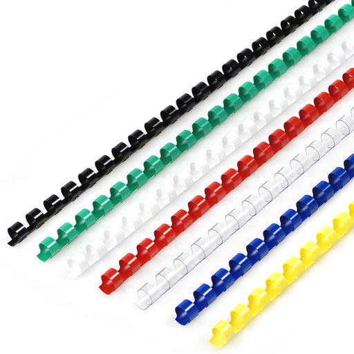 RAYSOONERCR12製本リングマルチカラー穴径:12mm製本容量80枚A4サイズ100本/箱