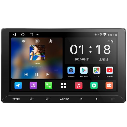 [10.1インチ] ATOTOZONE A5L Android ディスプレイオーディオ2DIN、アンドロイドナ...