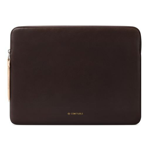 Comfyable タブレットスリーブ iPad Air 13インチ M4 2026 / iPad Pro 13インチ M5 Smart/Magic Keyboard対応 ペンホルダー付き 撥水PUレザーケース チョコレート