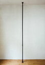 DRAW A LINE(ドローアライン) 003 TENSION ROD C BLACKテンションロッドC ブラック 縦専用 取付高さ200-275CM 耐荷重10KG D-C-BK(3)