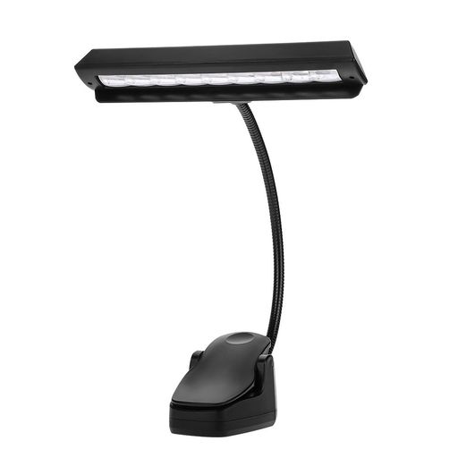 譜面台ライト ミュージックライト 9LEDビーズ 調節可能 クリップ式 USB充電可 PC作業/仕事/学生/寝室/卓上/読書/ピアノ/バンド練習/オーケストラピット/楽器演奏/作業用/多用途に対応