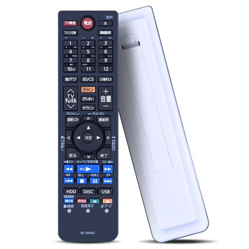 WDZP交換用リモコンSE-R0462for東芝TOSHIBAブルーレイレコーダーリモコン操作簡単設定不要DBR-Z610DBR-Z620対応【部品番号:79106536】