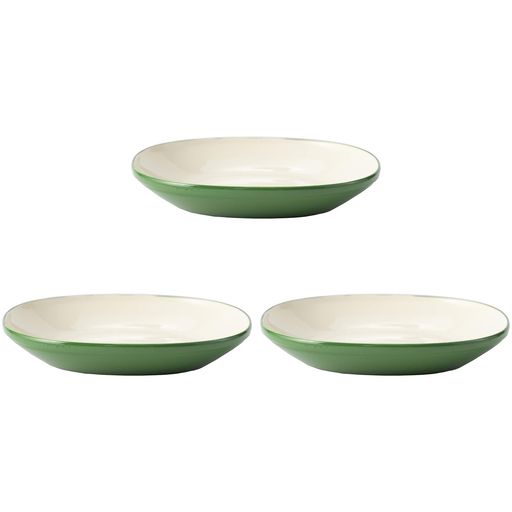 アサヒ興洋小皿グリーン3枚セットカフェ風活気のある軽やかな色彩食洗機対応電子レンジ対応日本製Solow..