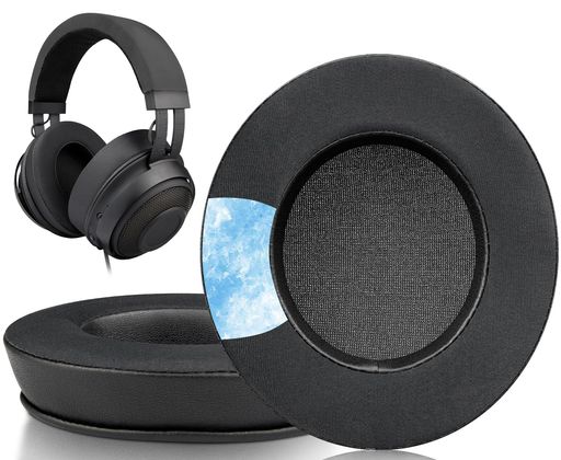 SOULWIT Razer Kraken 2019 イヤーパッド イヤークッション 冷却ジェル耳パッド Razer Kraken Tournament/Kraken Ultimate/Kraken Kitty/Nari 2018/Nari