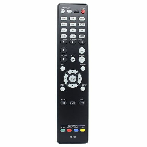 RC-1167リモコン交換用DenonAVレシーバ�