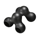 AKAISHIツボスタイルツボピローブラック首肩背中腰指圧代用筋肉のコリ(4)