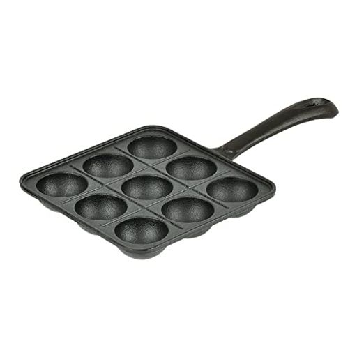 製品サイズ:(約)全長27.5x幅16x奥行3.5cm 製品重量:(約)1.1kg 表面加工:油焼き、素材・材質:鉄鋳物 生産国:中国 ※ガス火専用
