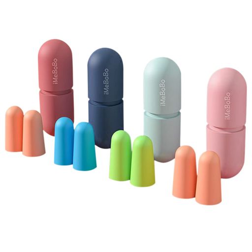 LIKENNY耳栓睡眠用耳栓遮音値38dB高性能防音最強睡眠飛行機仕事ノイズキャンセル勉強キャンプ瞑想騒音対策水洗い可能繰り返し使用可能(4ペア)