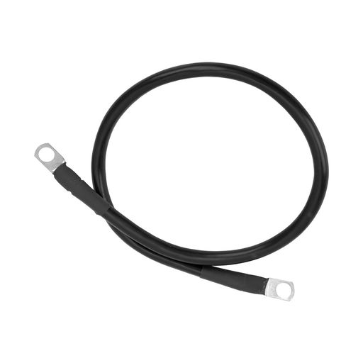 大電流150A対応の太径ケーブル: 断面積25mm2(4AWG)の太い導体と高品質な設計により、最大150Aの大電流を安全に通電できます。バッテリーやインバーターなど、高負荷がかかる機器の接地や接続に最適です。 錫メッキ銅線で耐久性抜群: 導体には錫メッキを施した銅線を採用。酸化や腐食に強く、エンジンルーム内の高温多湿や経年劣化が気になる環境でも、長期間にわたり安定した導通性能と信頼性を維持します。 高耐熱・耐摩耗性の柔軟外装: 外装は高品質の樹素エラストマーを使用。高い耐摩耗性と耐熱性・耐寒性を備えながらも柔軟性に優れるため、配線作業がしやすく、車両の振動や過酷な環境下でも確実に保護します。 多様な接続用途に対応: バッテリーの負極接地(アース)、バッテリーの直列・並列接続、インバーターやヒューズホルダーへの接続など、様々な用途にご利用いただけます。カーオーディオシステムや補機類の設置時にも便利です。 信頼の品質規格に準拠: 厳格な品質管理基準に沿って製造されています。約60cm(23.6インチ)の長さは、エンジンルーム内での配線に適したサイズです。