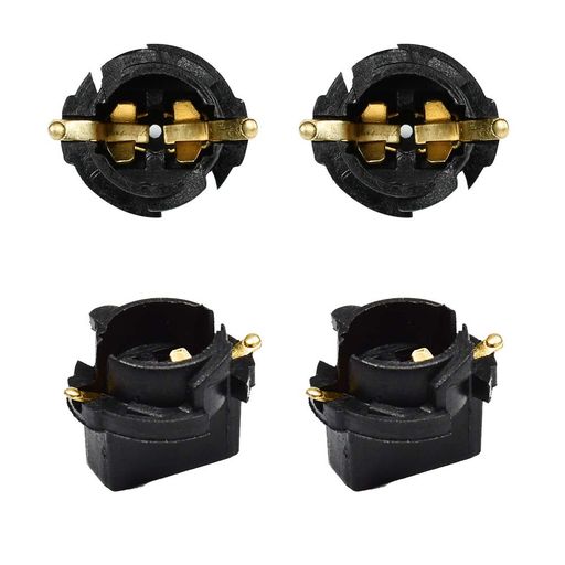 HUIQIAODST10LED電球ソケットウエッジベース車用ライトホルダー(2個)