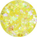 MATIEREMIXグリッターホログラムパステルイエロー