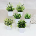 6個セット観葉植物フェイクグリーンフェイク人工観葉植物造花おしゃれインテリアグリーン卓上緑植物鉢植え人工植物飾り装飾用お世話いらず水やり不要かわいいミニオフィス...
