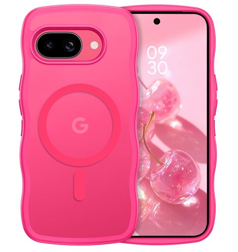 Rakuten - GUAGUA google pixel 9a ケース MagSafe対応 ウェーブ グーグルピクセル9a ケース かわいい ソフトうねうね 滑り止め 人気 韓国 おしゃれ マグネット 車載ホルダー対応 半透明 指紋防止 耐衝撃 かわ…