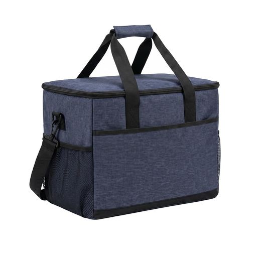 39x25x27cmの27L大容量。2Lペットボトル約12本分のスペースで、家族やグループでのキャンプやBBQに十分な収納力。ネイビーカラーは汚れが目立ちにくく、アウトドアでの使用にぴったりの色合いです。 高密度断熱材とシームレス熱圧着ライニングで約48時間の長時間保冷を実現(常温25°C環境下)。保温機能も備え、夏は冷たい飲み物、冬は温かい料理をキープできる1年中使用可能な保冷バッグです。 わずか530g。27Lクラスでは最軽量級の重さで、荷物の多いキャンプや釣りでも負担になりません。外側のメッシュポケットにはスマホや鍵を収納可能。ショルダーストラップと手提げハンドルの2Way仕様です。 使用しないときは折りたたんでコンパクトに収納。車のトランクや押入れにもすっきりしまえます。耐久性の高いオックスフォード生地+防水加工で、急な雨でも中身をしっかりガード。アウトドアの頼れる相棒です。 内側は縫い目なしの熱圧着加工で水漏れの心配がなく、汚れもサッとひと拭き。釣った魚を入れた後も簡単にお手入れできます。キャンプ·釣り·BBQ·スポーツ観戦·花見まで、幅広いシーンで活躍します。