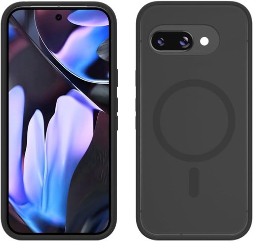 樂天商城 - KPNSスマホケースGooglePixel9aケース米軍MIL規格肌触りも良い半透明耐衝撃超軽薄指紋防止黄変防止GooglePixel9a保護カバー(ブラック)