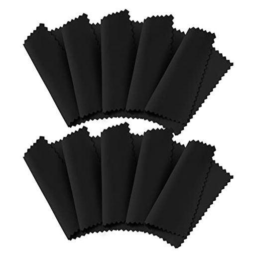 Annhuaシルバー磨きシルバークロス布10枚セット銀みがきクロスシルバーお手入れ銀磨きアクセサリー磨き布汚れ落としジュエリークロスシルバークリーナー貴金属銀製...