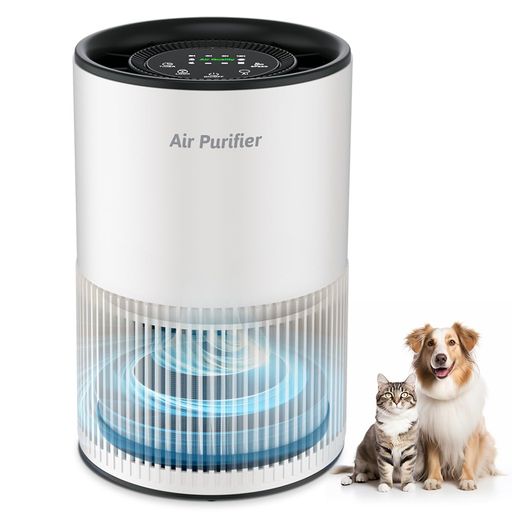 空気清浄機小型【2025冬花粉対策&AI風速調整】360°循環浄化アロマ対応20db静音卓上20畳USB集じんペットの毛PM2.5除菌アレルギー対策H13HEPAフィルター活性炭フィルター3段風速LEDスクリーン