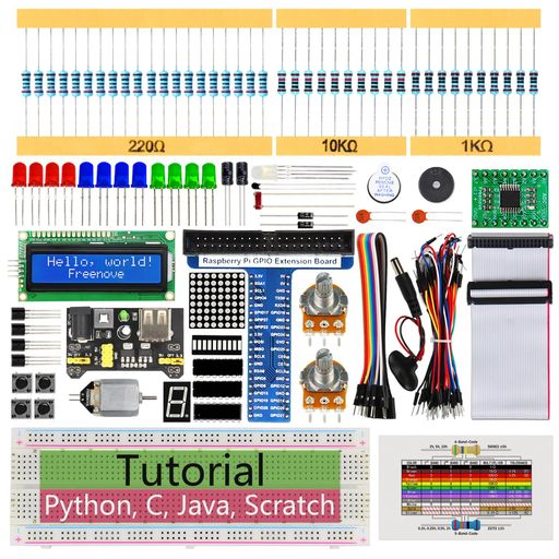 FreenoveSuperStarterKitforRaspberryPi5/4B/3B+/400/Zero2W