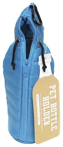 セトクラフトペットボトルホルダー寝袋ブルーSF-3854-BL-1608.5wx8.5lx25h(cm)