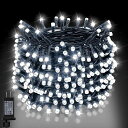 DalugoLEDイルミネーションライトストリングライトストレートクリスマスツリーライト20M200LED複数連結可8点灯モード記憶機能タイマー機能クリスマス飾りライトクリスマス電飾屋外IP44防水…