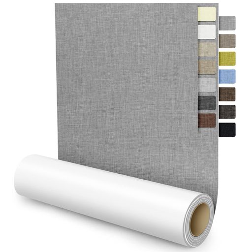 補修布シート大判 40×150CM 布 穴補修り リネン 貼れる布 普通地~ 厚地用 はんぷ ハンプ 生地 リペアシート手芸用品 ナイロン用 補修シートリペアデコレーションキット(中灰)