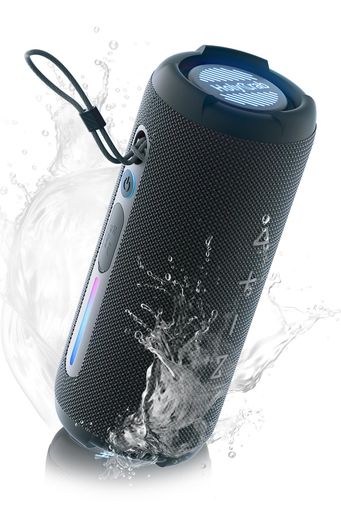 【デュアル周波数分離ユニット】大口径サブウーファー(30W)と高出力ツイーター(10W)を搭載し、重低音と高音をそれぞれ専用ドライバーで再生する分離設計。繊細な高音と迫力ある低音を分離再現することで、Hi-Fi品質の立体音響をお楽しみいただけます。 【デュアルパッシブラジエーターを搭載】本体の左右に高性能パッシブラジエーターを2基搭載し、空気振動を効率的に増幅。ドライバーだけでは再現できない、深みのある迫力低音を実現。コンパクトサイズながら、屋外でもしっかり体に響くサウンド体験を楽しめます。 【TWS機能対応】TWSワイヤレスステレオ機能に対応しており、2台のM9スピーカーをペアリングすることで、左右のチャンネルが自動的に分離され、オーディオケーブルなしで簡単に接続できます。接続が完了すれば、2台のスピーカーによるサラウンドステレオサウンドを楽しむことができ、アウトドアでもシアター級の音響体験をお届けします。 【Bluetooth 5.4搭載|ハンズフリー通話】低消費電力・高速伝送のBluetooth 5.4コア技術を採用し、より安定した接続とクリアな音質を実現。