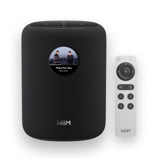 WiiM Sound スマートスピーカー ハイレゾ対応 Wi-Fiストリーミング タッチスクリー...