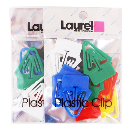 LaurelプラスチックタブクリップA-LC09x2P10個入2袋セット