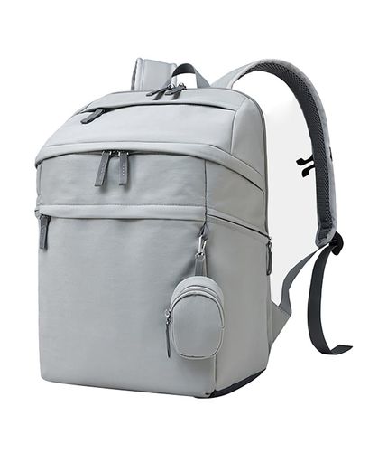 Mother'S Bags - CC-MAXマザーズバッグリュックレディース大容量マザーズリュックおしゃれ背面ポケット軽量撥水通勤CC2604(グレー)
