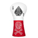 ゴルフクラブヘッドカバーAcePoker仕様ゴルフウッドカバーセットゴルフドライバーカバーフェアウェイウッド、ユーティリティ用、ハイブリッド用のヘッドカバーパタ...