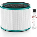 MSHNEダイソン空気清浄機HP03/HP02/HP01/HP00/DP03/DP01対応一体型360°グラスHEPA・活性炭フィルター(パーツ番号968101-01/972425-01)空気清浄機能付きファンヒーター/ファン対応