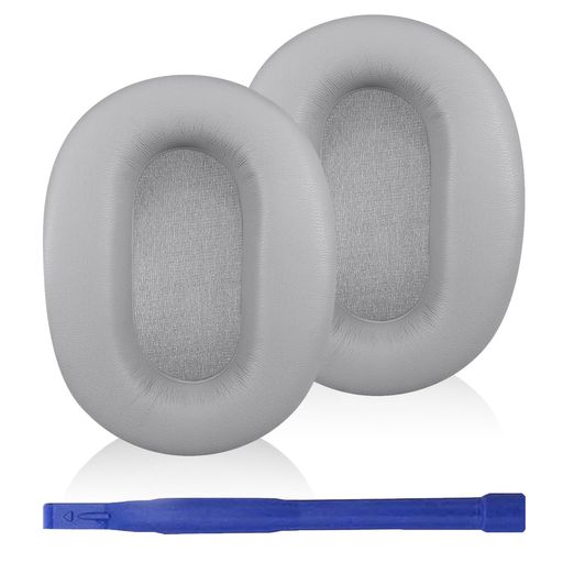 WH-CH710N交換用イヤーパッドイヤークッションソニーWH-CH710NWH-CH720Nヘッドホン用イヤークッションソフトプロテインレザーイヤーコンフォートメモリーフォーム(ライトグレー)