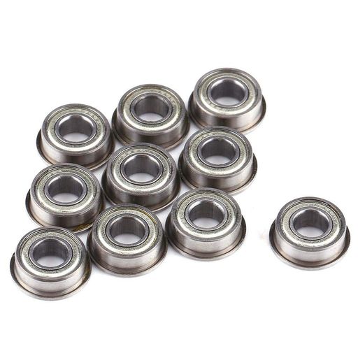 樂天商城 - Akozonボールベアリング10個F686ZZミニ金属スチールダブルシールドフランジベアリング6*13*5mm