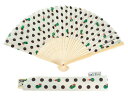 クレーン工房 はらぺこあおむし 扇子 母の日 父の日 (ベージュみずたま) 380MM×220MM×30MM