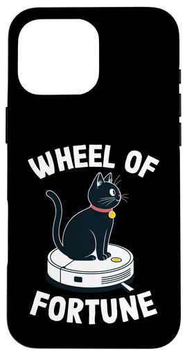 Rakuten - Wheel Of Fortune ロボット掃除機 おもしろ猫 スマホケース iPhone 16 Pro Max 用