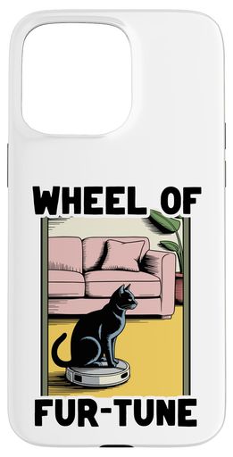 樂天商城 - WheelOfFur-Tuneロボット掃除機面白猫スマホケースiPhone15ProMax用