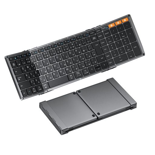 【最新型】ProtoArc XK01 折りたたみキーボード Bluetooth 薄型 軽量 持ち運び 3台同時接続 ipad用キーボード