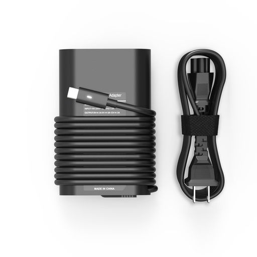【65W USB Cノートパソコン充電器】入力:100-240V〜50-60Hz 1.8A、出力:5V / 3A、9V / 3A、15V / 3A、20V / 3.25A。