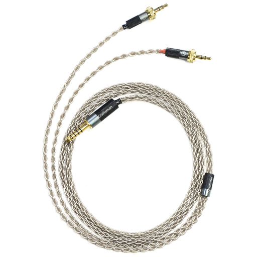 GUCraftsman 6N単結晶銀ヘッドホンアップグレードケーブル/代替ケーブルは4Pin XLR...