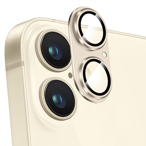 KAKUKI FOR IPHONE 16 /IPHONE 16 PLUS カメラフィルム アルミ合金製+AR高透過率強化ガラス アイフォン16プラス/ アイフォン16 一体型レンズ保護フィルム 耐衝撃 露出オーバー防止 アルミ合金