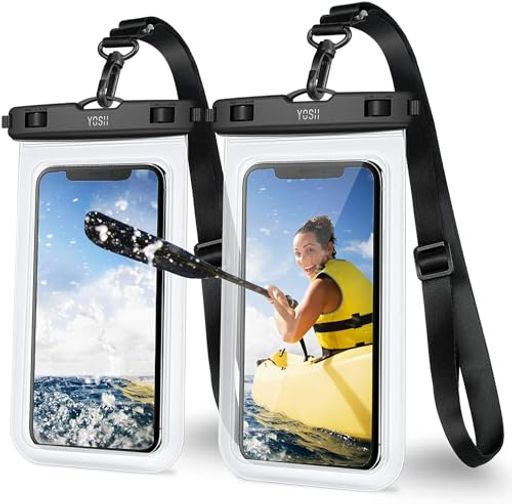 YOSHスマホ防水ケース便利で頑丈な改良ストラップ海お風呂IPX82枚セット透明度高い水下撮影携帯防水ケース防水バッグスマホ防水携帯ケース釣りプールシュノーケリングダイビングジェッ… YOSHスマホ防水ケース便利で頑丈な改良ストラップ海お風呂IPX82枚セット透明度高い水下撮影携帯防水ケース防水バッグスマホ防水携帯ケース釣りプールシュノーケリングダイビングジェッ…