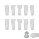 Coolloodaトラベルボトル小分けボトル【10個15ml】小分け容器詰め替え容器化粧ボトル容器ボトル漏れ防しデザイン詰め替えボトル漏れ防止出張旅行用シャンプークリーム化粧水化粧品収納旅…
