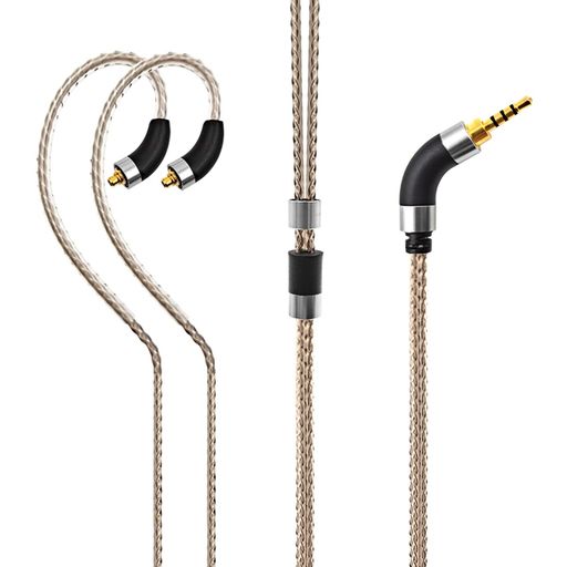 3APLUS plus25 リケーブル mmcxケーブル 2.5mm イヤホンケーブル 銀メッキ 高純度...